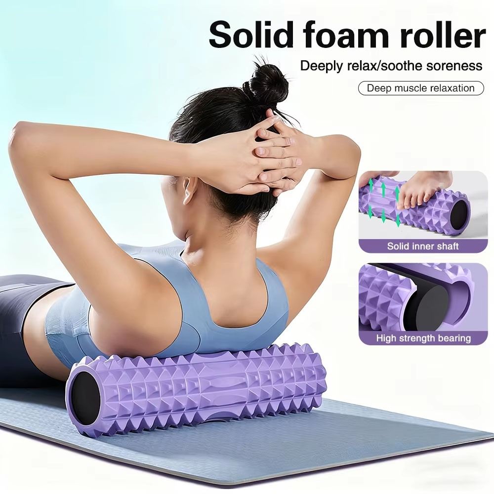 EVA Foam Fitness Back Roll Tri – обзор и цена Foam Roller Trigger Point