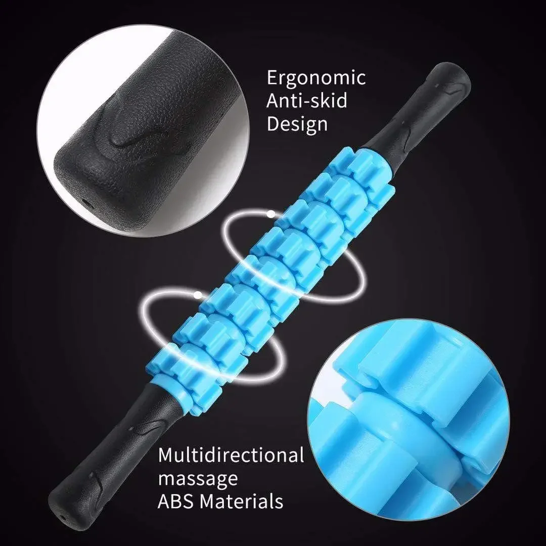 9 Wheel Muscle Roller Stick Fu – обзор и цена Foam Roller Trigger Point